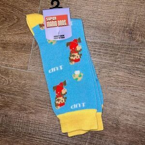 SUPER MARIO BROS. Crew Socks NWT